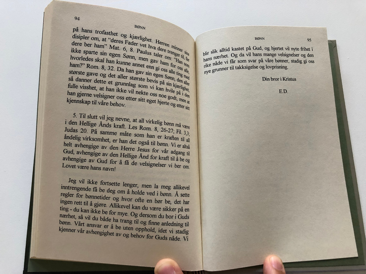 Brev til unge by Edward Dennett Norwegian of Letters to Young Believers / Hardcover / Gute Botschaft Verlag / Kristen Litteratur - bibleinmylanguage