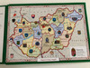 Magyarország Puzzle-könyv / Hungary puzzle book / 5 térkép - 48 darabos kirakóval / 5 maps with 48 pcs puzzle per map / Manó könyvek 2015 / Hardcover (5999033927932)