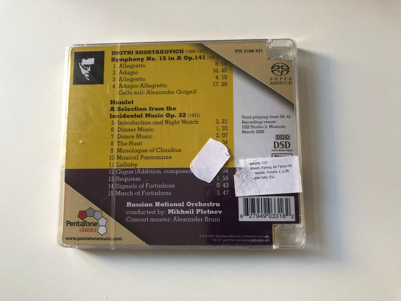 https://cdn10.bigcommerce.com/s-62bdpkt7pb/products/34140/images/200775/Shostakovich_Hamlet_Op._32_Symphony_No._15_Russian_National_Orchestra_Mikhail_Pletnev_PentaTone_classics_Audio_CD_2009_PTC_5186_331_2__47918.1638280460.1280.1280.JPG?c=2&_gl=1*lnqc9h*_ga*MjA2NTIxMjE2MC4xNTkwNTEyNTMy*_ga_WS2VZYPC6G*MTYzODI3OTIyNy4xOTYuMS4xNjM4MjgwNDMwLjQ3