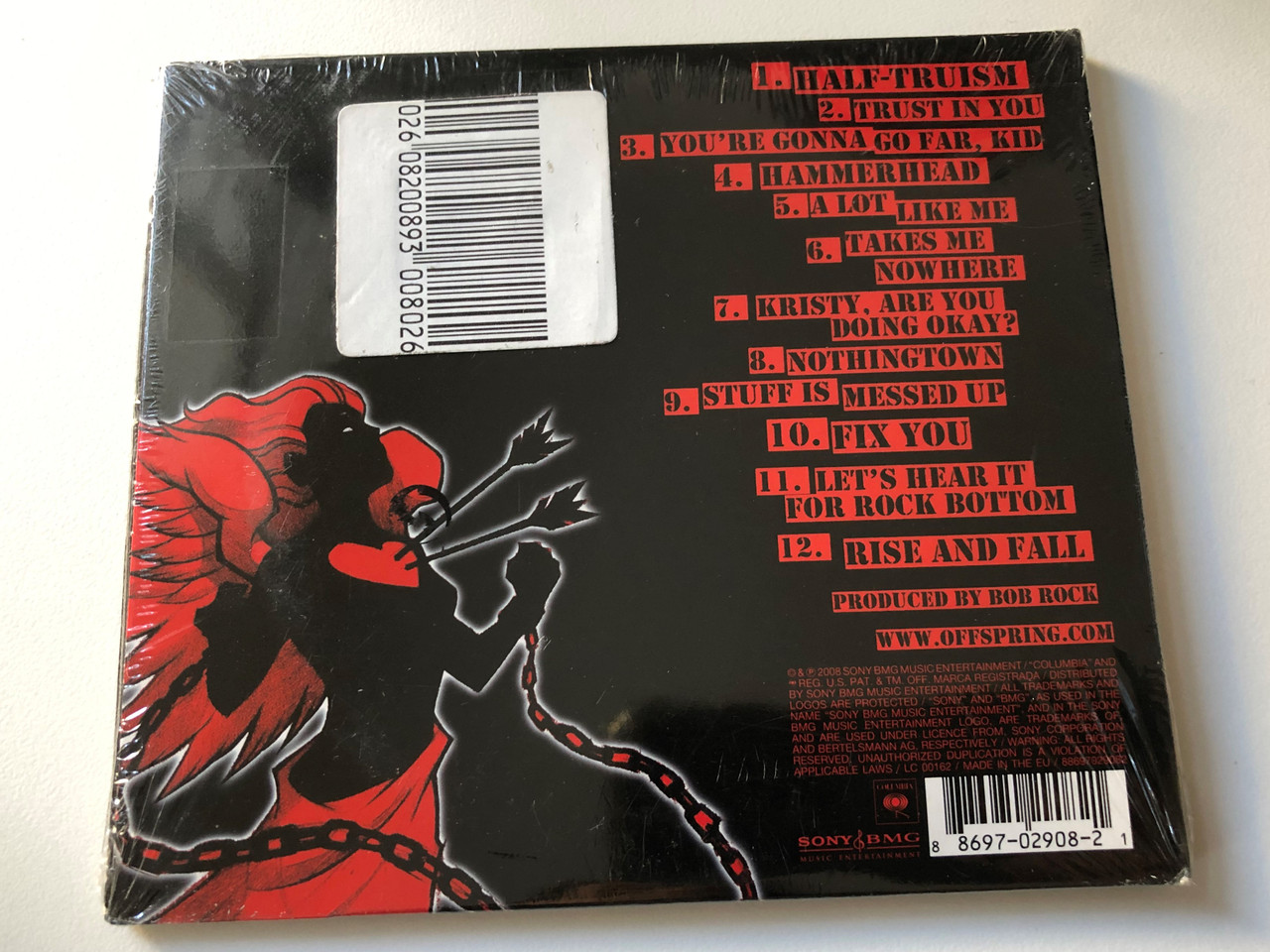 The Offspring – Rise And Fall, Rage And Grace / The New Album Including:  Hammerhead & You're Gonna Go Far, Kid / Columbia Audio CD 2008 /  88697029082 - bibleinmylanguage