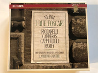 Verdi - I Due Foscari / Ricciarelli, Carreras, Cappuccilli, Ramey, ORF Symphony Orchestra & Chorus, Lamberto Gardelli / Verdi Opera / Philips 2x Audio CD 1989 Stereo / 422 426-2