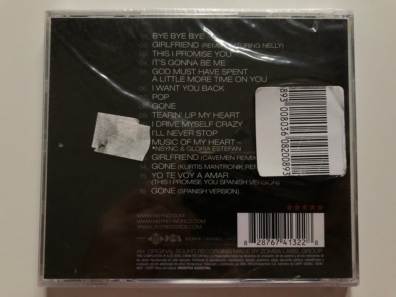 *NSYNC – Greatest Hits / Jive, Arista, Sony BMG Music Entertainment CD ...