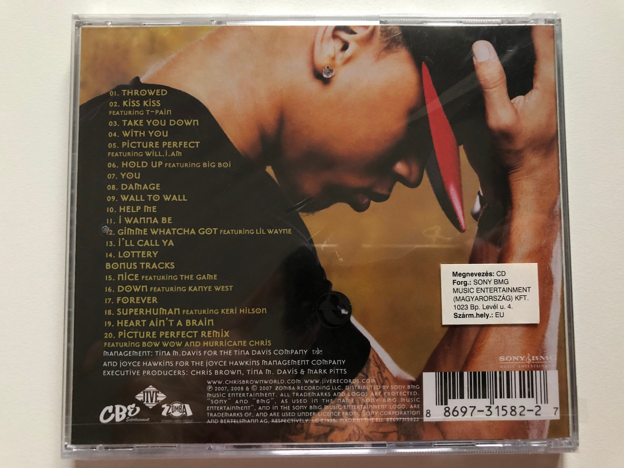 Chris Brown – Exclusive / CBE Entertainment, Jive, Zomba CD Audio 2008