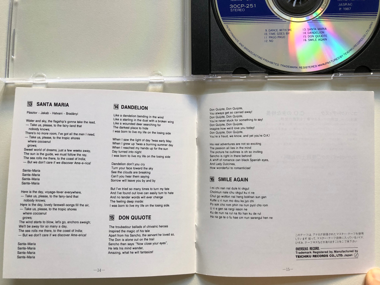 Newton Family – More Greatest Hits 20 / Overseas Records CD Audio 1987
