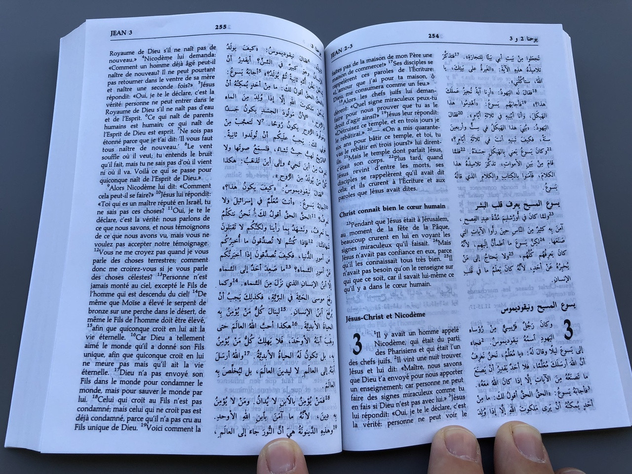 Arabic French Bilingual New Testament L Evangile Nouveau Testament Gna Fc 232 Bibleinmylanguage