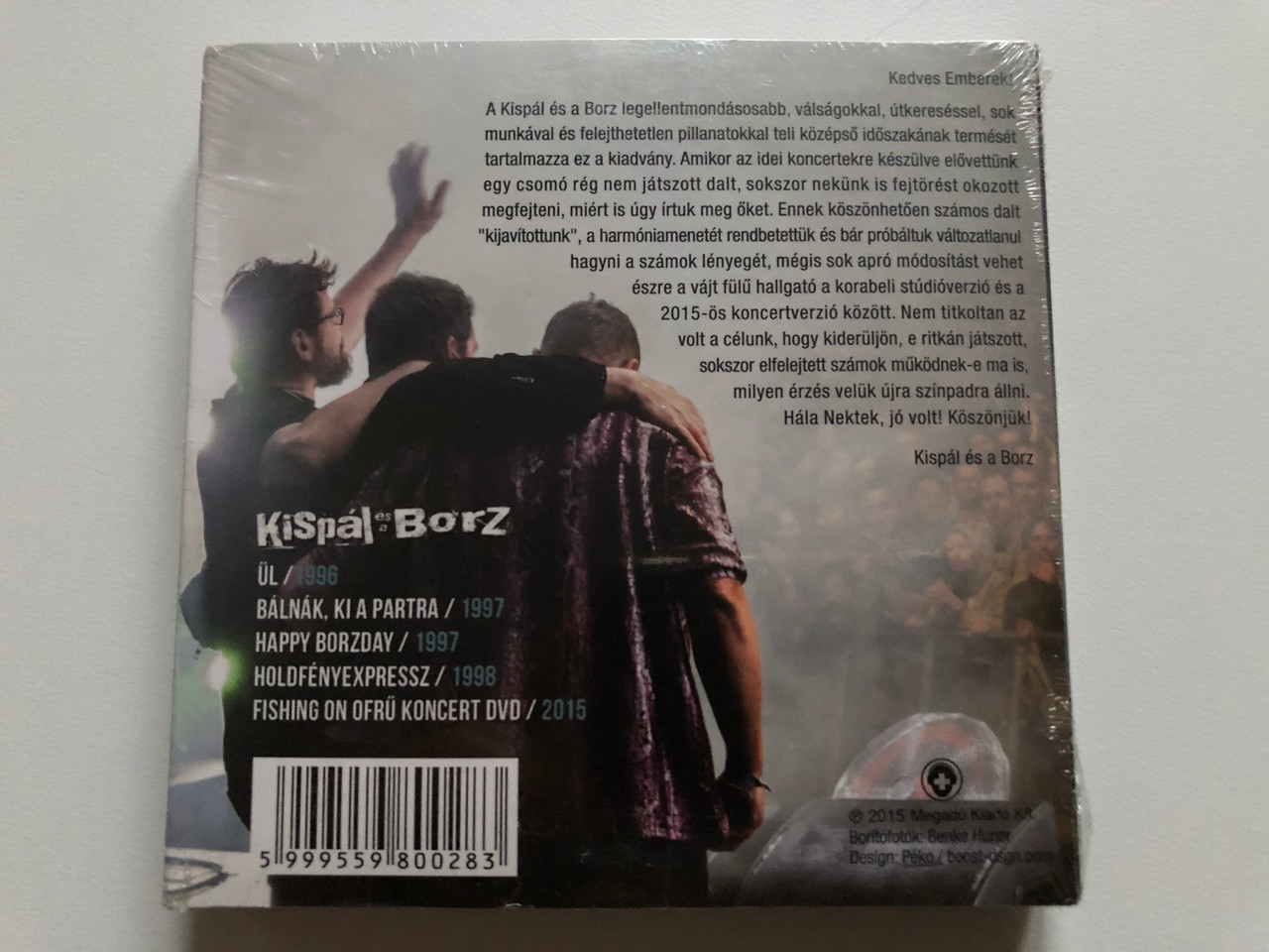 Kispál és a Borz 1995-1998 + Live DVD / Megacio Kiakto Audio CD 1995-1998 -  bibleinmylanguage