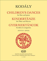 Kodály Zoltán: Children's Dances, for flute and piano / Bántai Vilmos, Bántainé Sipos Éva / Universal Music Publishing Editio Musica Budapest / 2020 / Kodály Zoltán: Gyermektáncok, fuvolára és zongorára