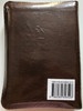 Slovak brown duotone Leather Bible with zipper / Slovo na Cestu Životom / Slovensky Ekumenicky Preklad / Ecumenical Translation / Slovenská biblická spoločnost 2020 (9788089846528)