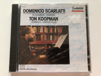 Domenico Scarlatti, Ton Koopman (cembalo = harpsichord) – 16 Sonaten = Sonatas / Capriccio Audio CD 1988 Stereo / 10 212