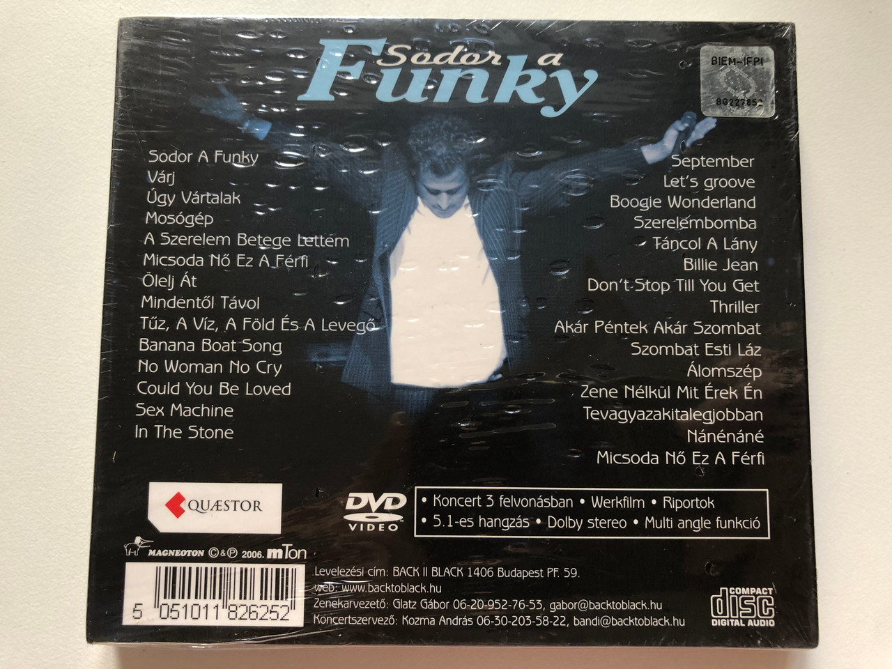 Sodor a Funky-Koncert Dvd+CD