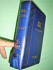 Tagalog - English Bilingual Bible / Luxury Dark BLUE Leather Bound, Zipper, Silver Edges, Diglot  / Ang Banal Na Kasulatan Tagalog - KJV 055