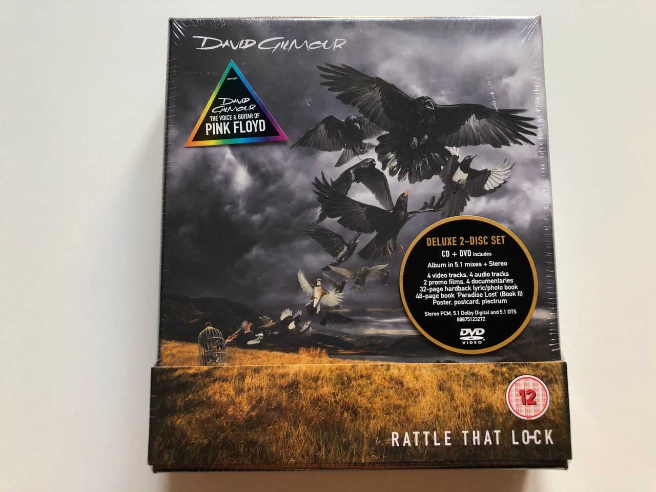 David Gilmour – Rattle That Lock / Deluxe 2-Disc Set - CD + DVD Includes  Album in 5.1 mixes + Stereo / 4 video tracks, 4 audio tracks, 2 promo  films, 4 documentaries / Columbia Audio CD + DVD Video 2015, Box Set /  88875123272 - bibleinmylanguage