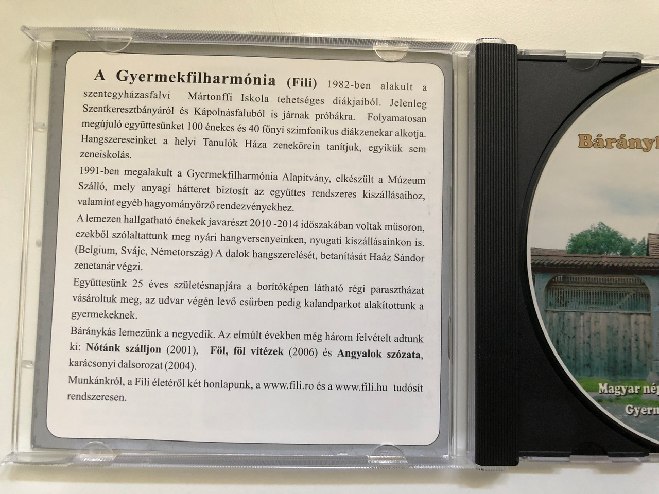 Baranykamon csengo szol - Magyar nepdalfeldolgozasok, mas nepek dalai  Gyermekfilharmonia, Szentegyhaza / Audio CD 2014 - bibleinmylanguage