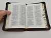 Bibiliya Yera / Rwandan Holy Bible N040 / Bible Society Rwanda 2019 / Brown leather bound with zipper and thumb index / Pocket size / Kinyarwanda Bible (9789966290175)