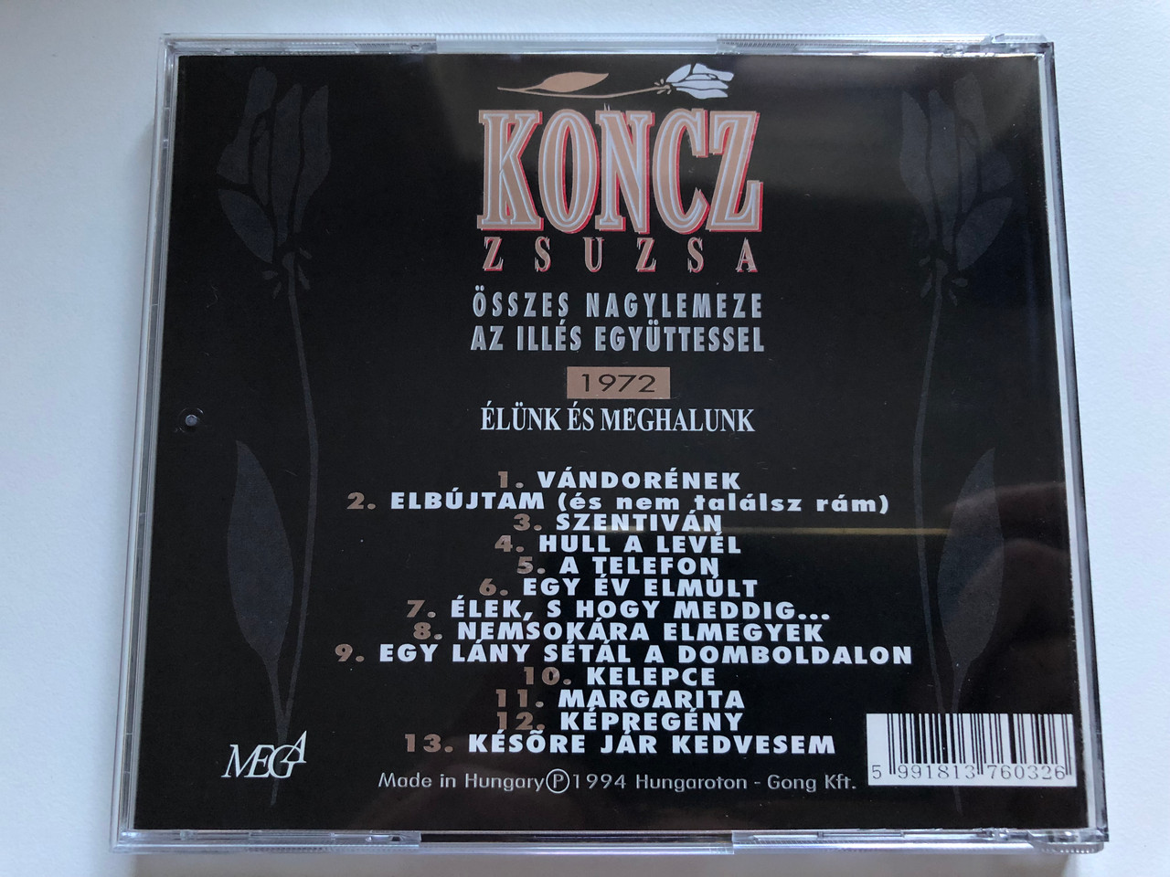 Koncz Zsuzsa – Élünk És Meghalunk / Mega Audio CD 1994 / HCD 37603 (94/M -  029) - bibleinmylanguage