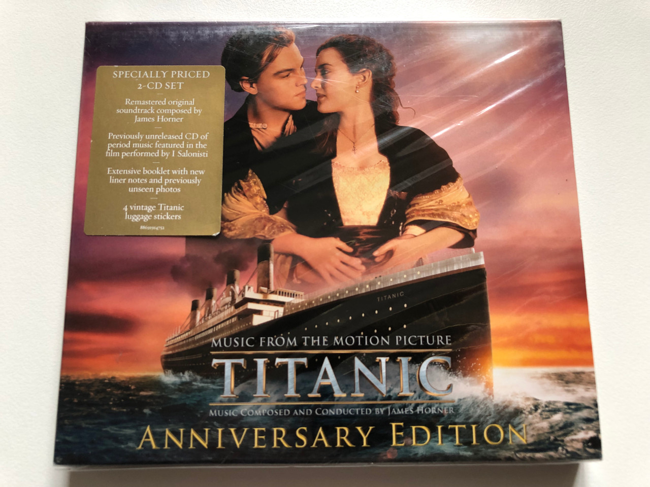 Titanic (Music From The Motion Picture) - Anniversary Edition - Music  Composed And Conducted By James Horner / Specially Priced 2-CD Set /  Masterworks 2x Audio CD 2012 / 88691964242 - bibleinmylanguage