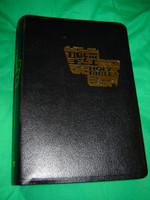English - Chinese Bilingual Holy Bible (NKJV - Union Version) Black Leather Bound, Golden Edges