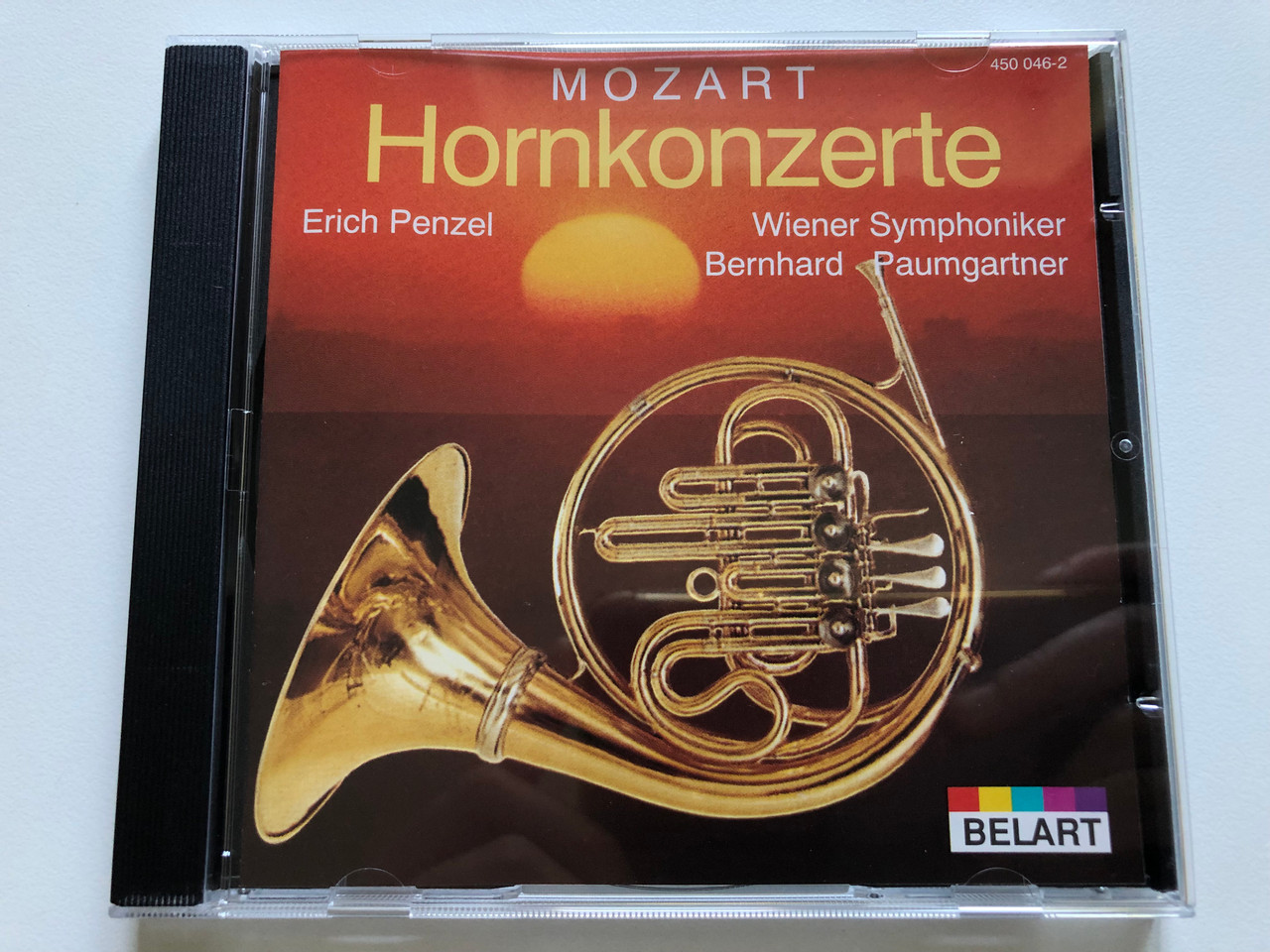 Mozart - Hornkonzerte / Erich Penzel, Wiener Symphoniker, Bernhard  Paumgartner / Belart Audio CD Stereo / 450 046-2 - bibleinmylanguage