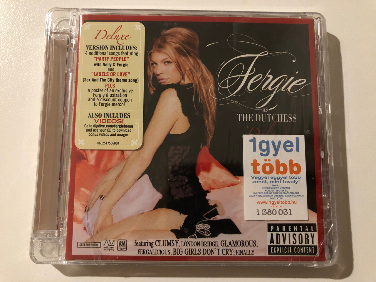 Fergie – The Dutchess Deluxe / Includes: 4 additional songs featuring  ''Party People'' with Nelly &