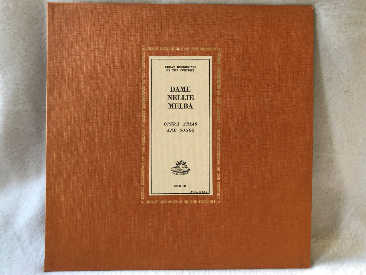 Dame Nellie Melba Opera Arias and Songs / Angel Records / 1961 LP