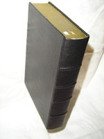 Czech Full Life Study Bible / Black Genuine Leather Bound with Golden Edges and Color Maps