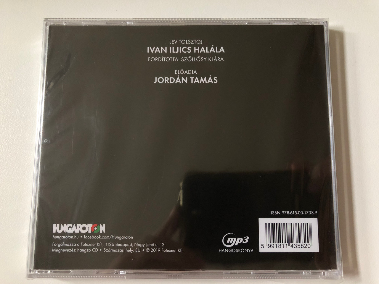 Ivan Iljics Halala: Lev Tolsztoj - Jordan Tamas eloadasaban / Hungaroton  Audio CD 2019 / HCD 14358 - bibleinmylanguage