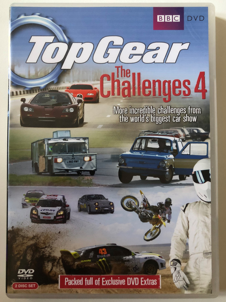 synd flyde over ribben Top Gear: The Challenges 4 / More incredible challenges from the world's  biggest car show / Packed full of Exclusive DVD Extras / BBC 2x DVD Video  CD 2010 / BBCDVD3193 - bibleinmylanguage