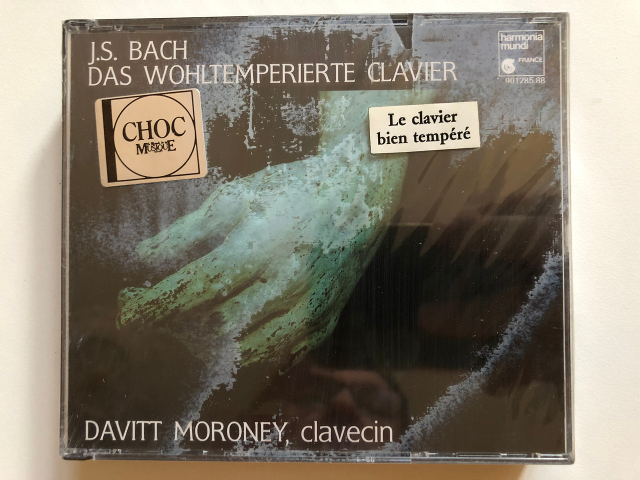J. S. Bach - Das Wohltemperierte Clavier - Davitt Moroney (clavecin) /  Harmonia Mundi France 4x Audio CD 1988 / HMC 901285.88 - bibleinmylanguage