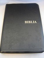 The New EWE Bible Published as BIBLIA / Black Leather Bound with Golden Edges and Thumb Index