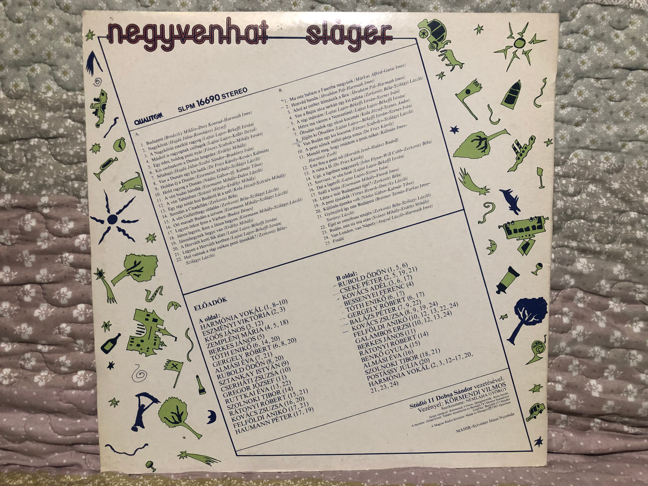 80 Év - 46 Sláger Budapestről / Qualiton LP Stereo 1985 / SLPM 16690 -  bibleinmylanguage
