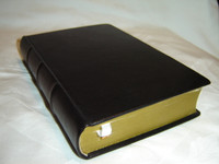 Czech Black Genuine Leather Bound Bible with Golden Edges / Bible Preklad 21. stoleti