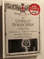 Giuseppe Verdi - Un Ballo In Maschera 1957 (Book+2 CD)/ Teatro Alla Scala / Maria Gallas Giuseppe de Stefano / Directed by Margherita Wallman / Conductor Gianandrea Gavazenni / 2012 CD (9788865440209)