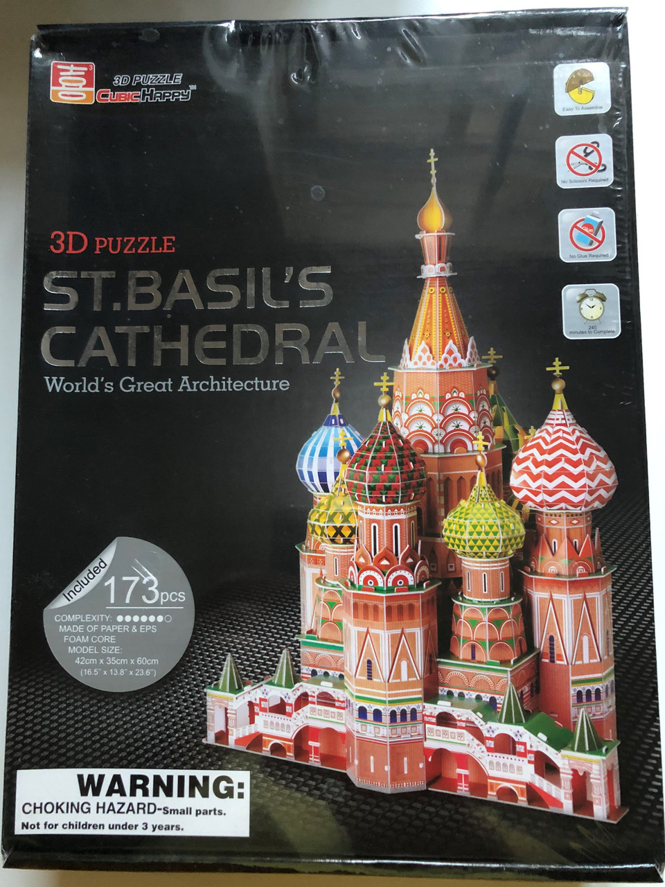 St. Basil's Cathedral 3D Puzzle / World's Great Architecutre / 173 pcs