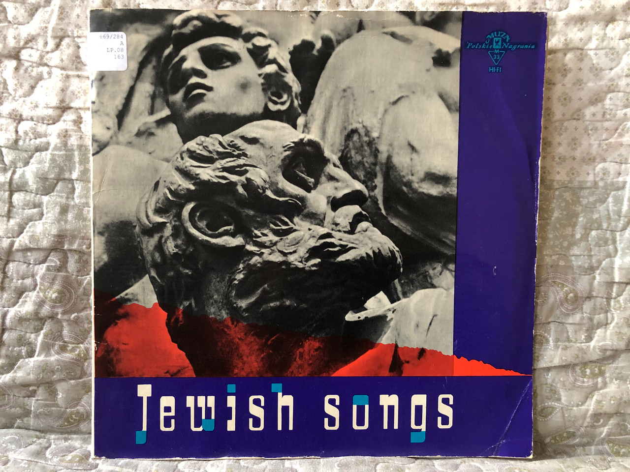 Jewish Songs / Polskie Nagrania Muza LP / XL 0163 - bibleinmylanguage