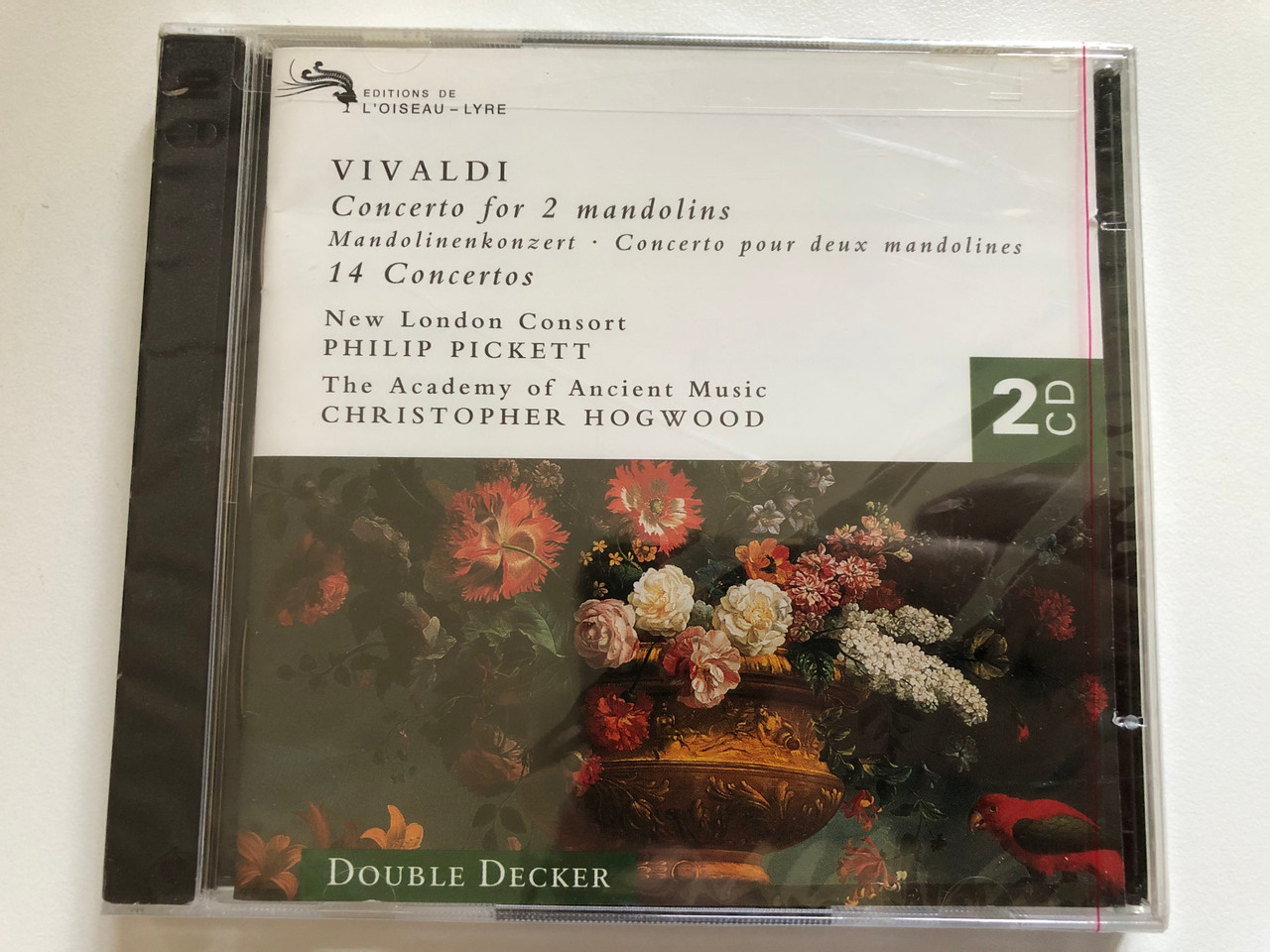 Vivaldi - Concerto For 2 Mandolins; 14 Concertos - New London Consort,  Philip Pickett, The Academy Of Ancient Music, Christopher Hogwood / Double  Decca / L'Oiseau-Lyre 2x Audio CD 1997 / 455 703-2 - Bible in My Language