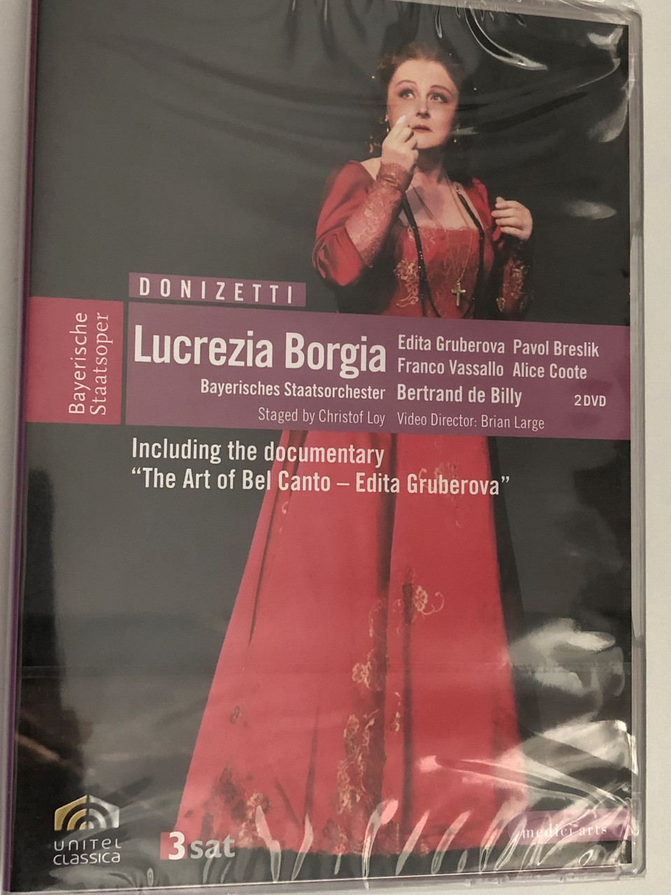 Donizetti: Lucrezia Borgia / The Art of Belcanto / Bonus: The art of bel  canto - Edita Gruberova / Bayerisches Staatsorchester / Stage: Christof Loy  / Conductor: Bertrand de Billy / DVD - Bible in My Language