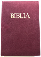 BIBLIA  ÓSZÖVETSÉGI ÉS ÚJSZÖVETSÉGI SZENTÍRÁS  Hungarian Catholic Family Bible  SZENT ISTVÁN TÁRSULAT, AZ APOSTOLI SZENTSZÉK KÖNYVKIADÓJA BUDAPEST, 1976  Red Hardcover