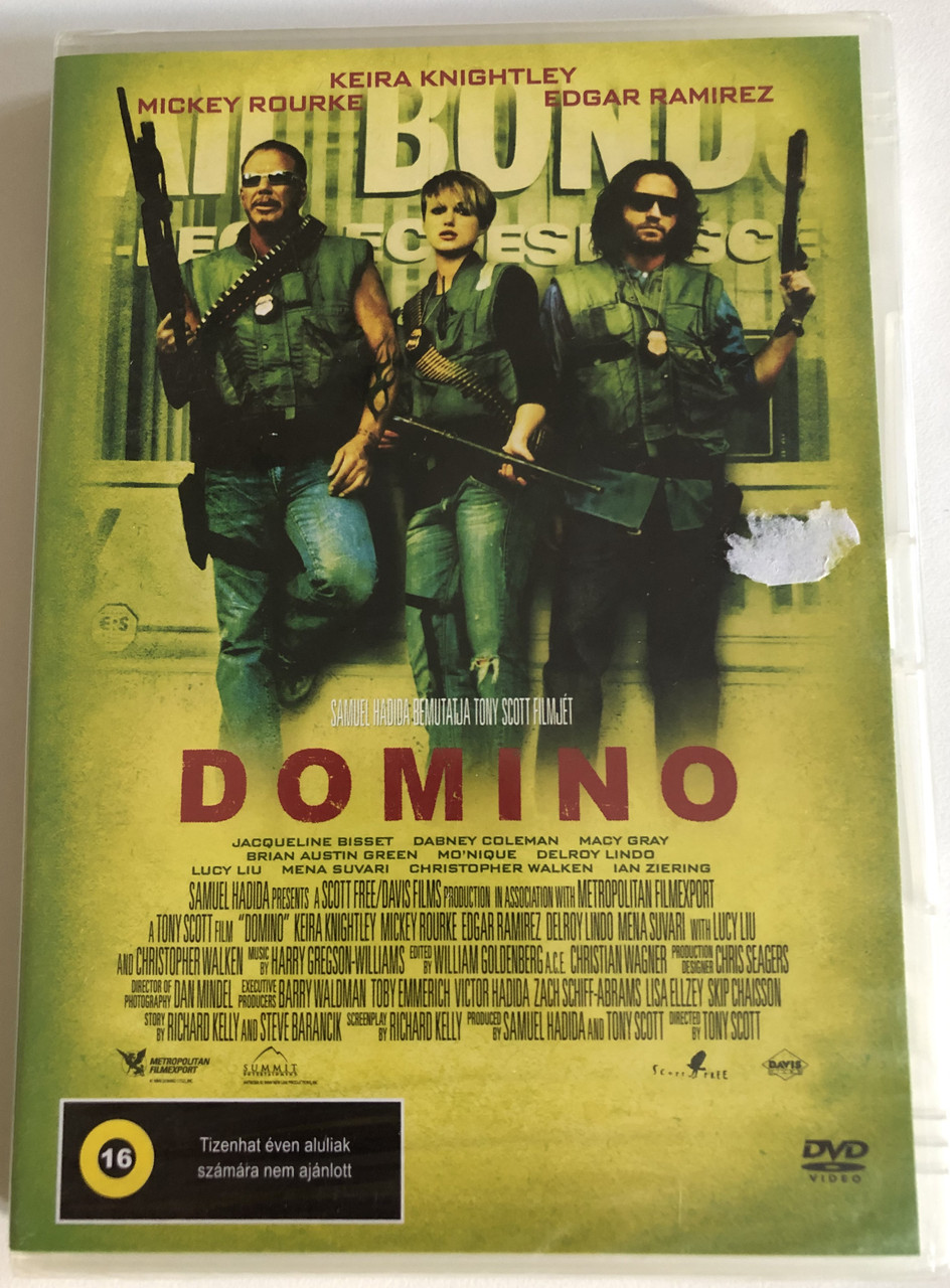 DOMINO - TONY SCOTT FILMJE / Keira Knightley, Mickey Rourke, and Édgar  Ramírez / 2005 DVD Video - bibleinmylanguage