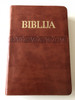 Biblija / Holy Bible in Croatian Language / Leather Bound / Brown / Golden Edges / Sveto Pismo Staroga i Novoga Zavjeta / HBD 2010 / I. Šarić translation (9789536709823)