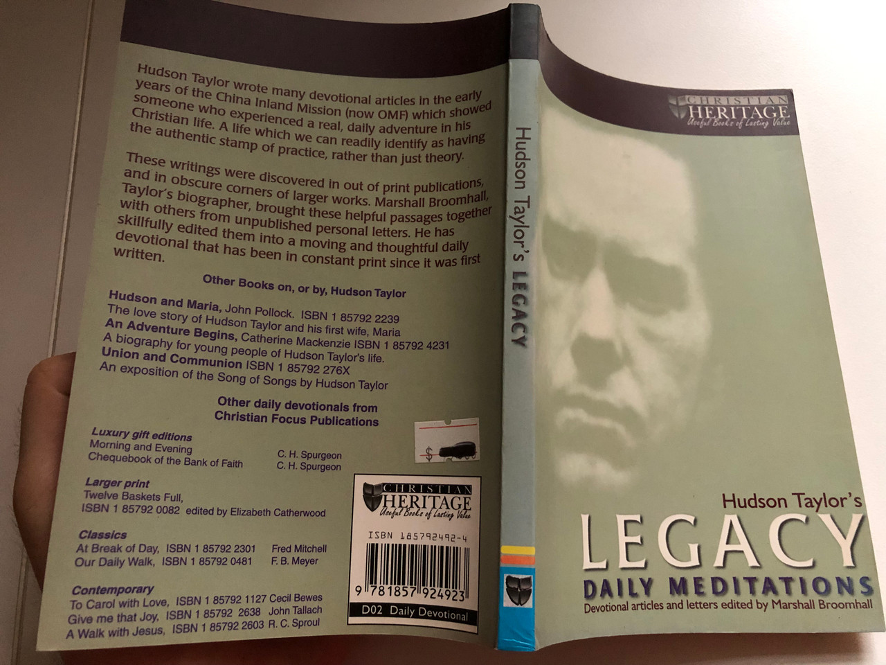 Hudson_Taylors_Legacy_Daily_Meditations_CHRISTIAN_HERITAGE_Useful_Books_of_Lasting_Value_Devotional_articles_and_letters_edited_by_Marshall_Broomhall_Christian_Focus_P_1__15288.1690602982.1280.1280.JPG (1280×960)