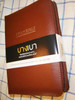  Bilingual Thai - English Bible / Purse Size, Brown Leather Bound, Silver Edges, Zipper, Small Size and Print / TNCV&NIV อมตธรรมร่วมสมัย ฉบับไทย-อังกฤษ Slim (9786167214399) 