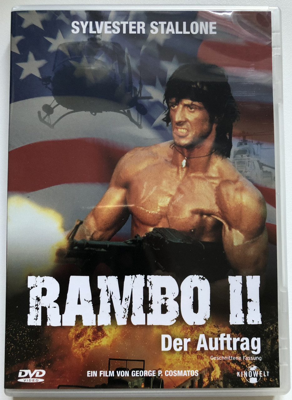 RAMBO 2: Der Auftrag / SYLVESTER STALLONE / Geschnittene Fassung / EIN ...
