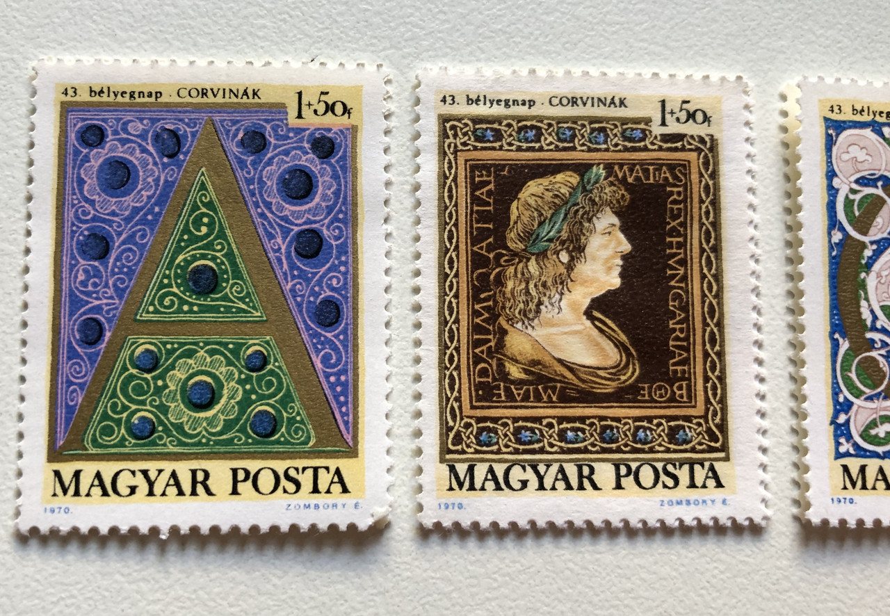 MAGYAR_POSTA_-_CORVINK_HUNGARIAN_POST_Stamps_Set_4_stampshun004_3__81308.1695188687.1280.1280.JPG (1280×886)