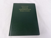 Greek - Latin Bilingual New Testament - Green Leather Bound
