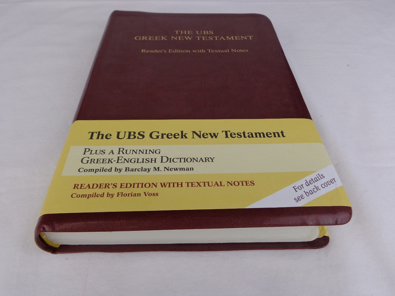 UBS Greek New Testament Reader's Edition With Textual Notes (Greek
