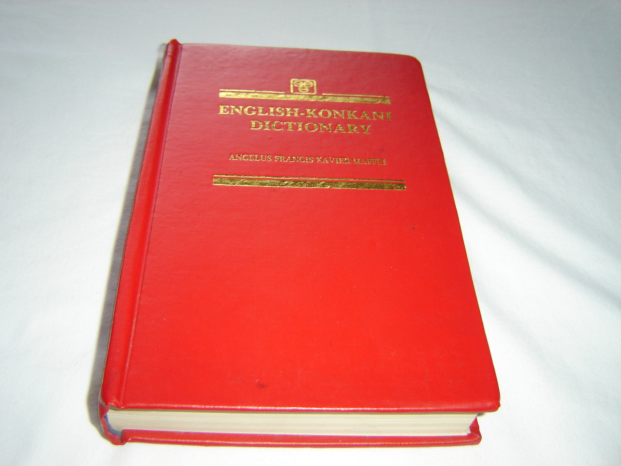 EnglishKonkani Language Dictionary, 1990 2nd Reprint BIML