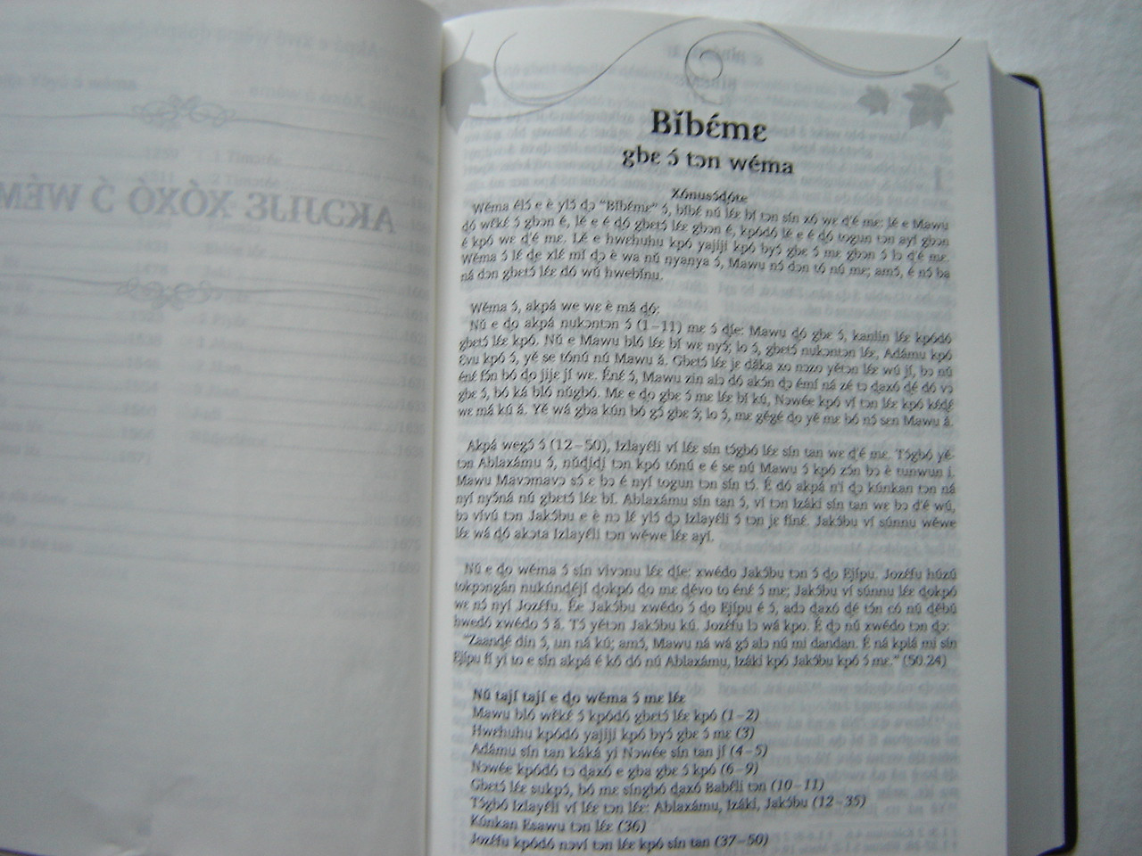 Mawuxowema Fon Language Bible 062p With Illustration And Maps Biml