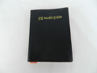 The New Testament in Telugu Language (Old Version) / Black Vinyl Bound with Red Edges