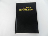 Lithuanian Language New Testament, Catholic Edition – Black Hardcover / Naujasis Testamentas / 1993 Print