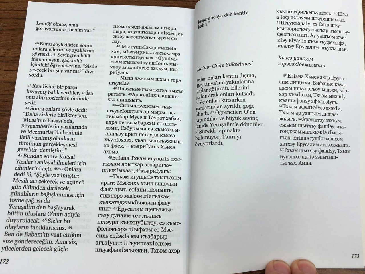 Luka Luka Ya Gore Isa Mesih In Yasami Turkish Adyghe West Circassan Language Gospel Of Luke Great For Outreach Kitabi Mukkades Sirketi 2009 Luka Adygabze Kӏahybze Bibleinmylanguage